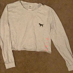 Pink Victoria Secret crop top
